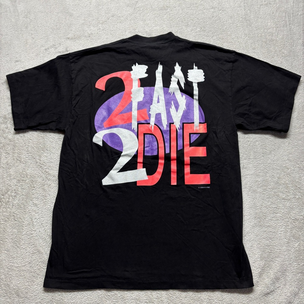 VTG Horizon T-Shirt Mens XL Hardcore Racing 2 Fast 2 Die Single Stitch Moto EUC
